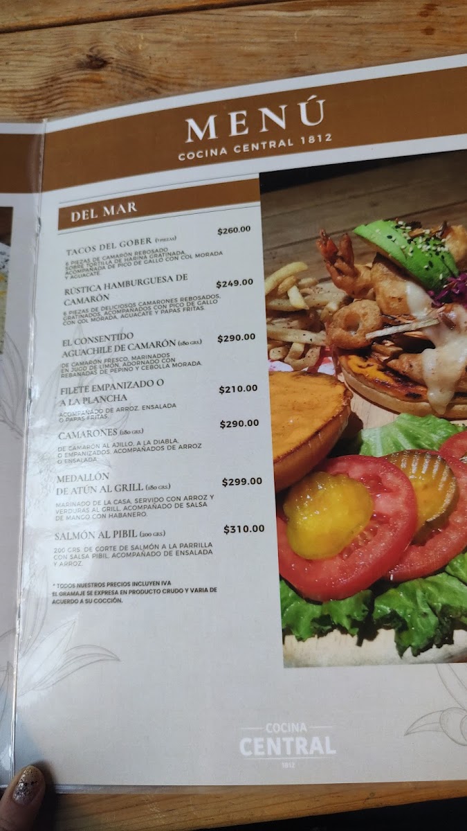 Cocina Central 1812 Menu - Image 3